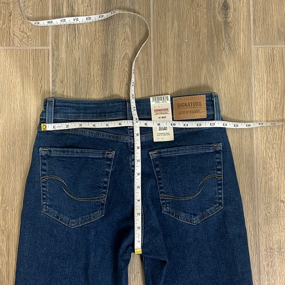 Levi’s Jean Boyfriend Cuffed Ankle Mid-rise Stretchy Signature Roll Slim Vintage - Picture 9 of 14